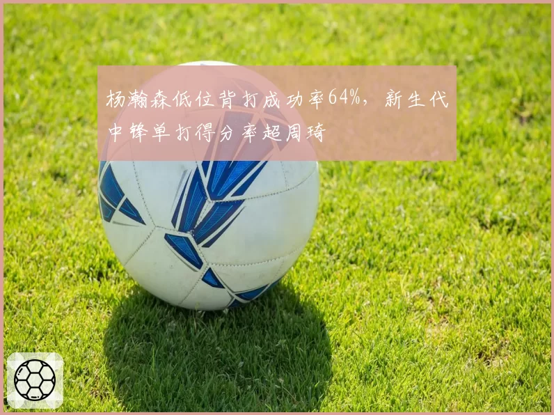 杨瀚森低位背打成功率64%,新生代中锋单打得分率超周琦