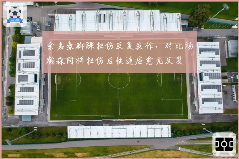 余嘉豪脚踝扭伤反复发作，对比杨瀚森同样扭伤后快速痊愈无反复